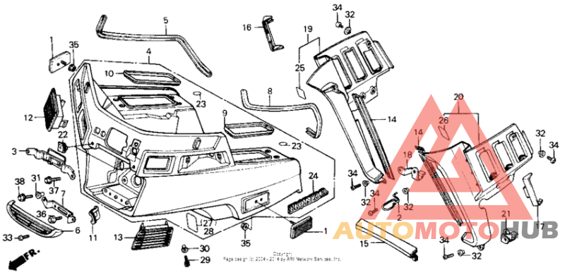 I/a fairing 86-87