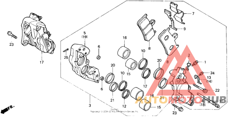Передний суппорт