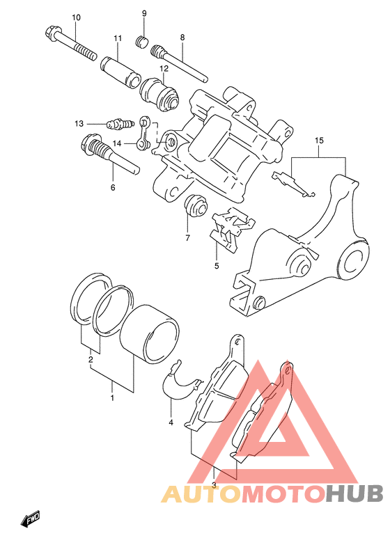 Задний суппорт