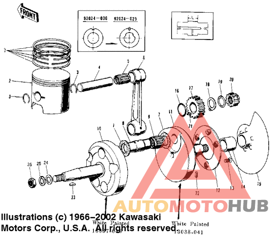 Crankshaft/piston/rotary valve