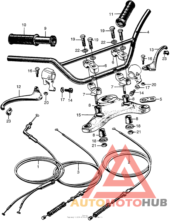 Cl175 handlebar