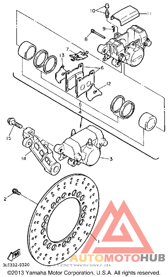 Задний суппорт