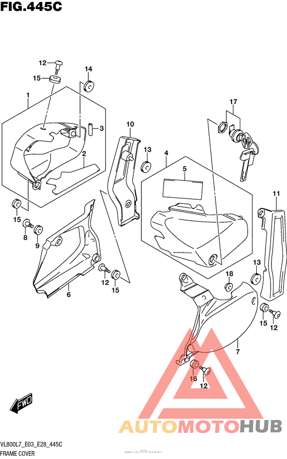 Frame Cover (Vl800L7 E33)