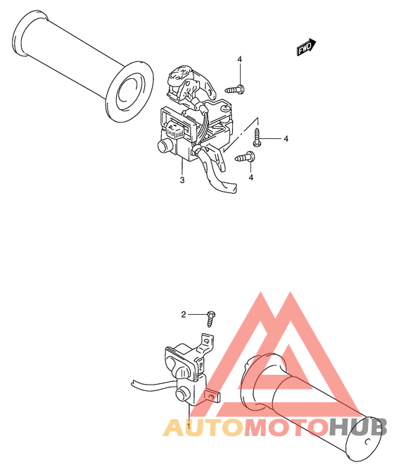 Рулевой переключатель