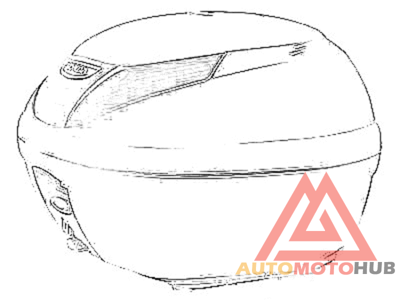 Top box 35l unpainted