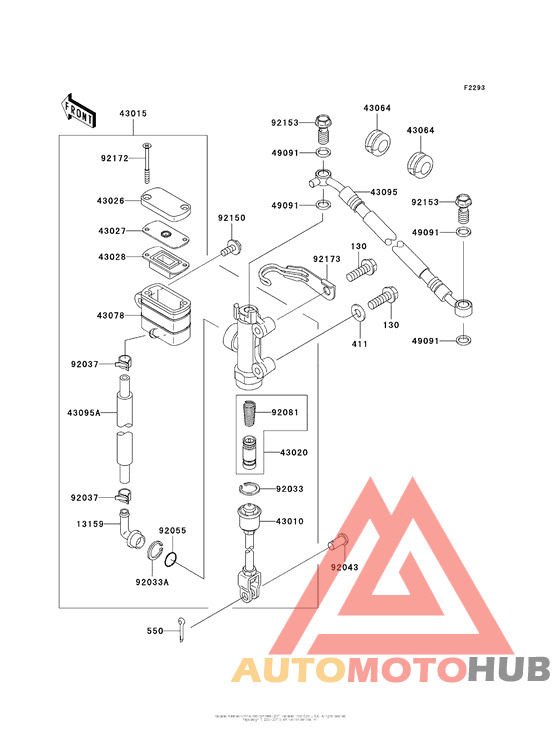 Rear Master Cylinder (Baf)