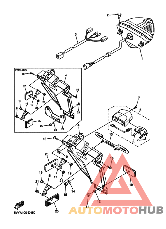 Taillight unit ass`y