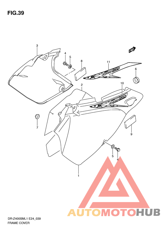 Обтекатель задний