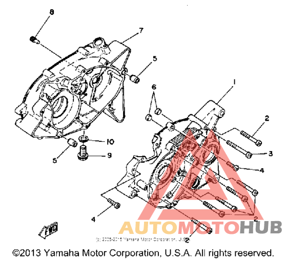 Картер двигателя