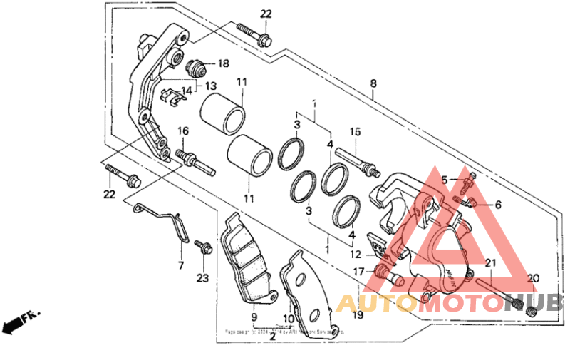 Передний суппорт