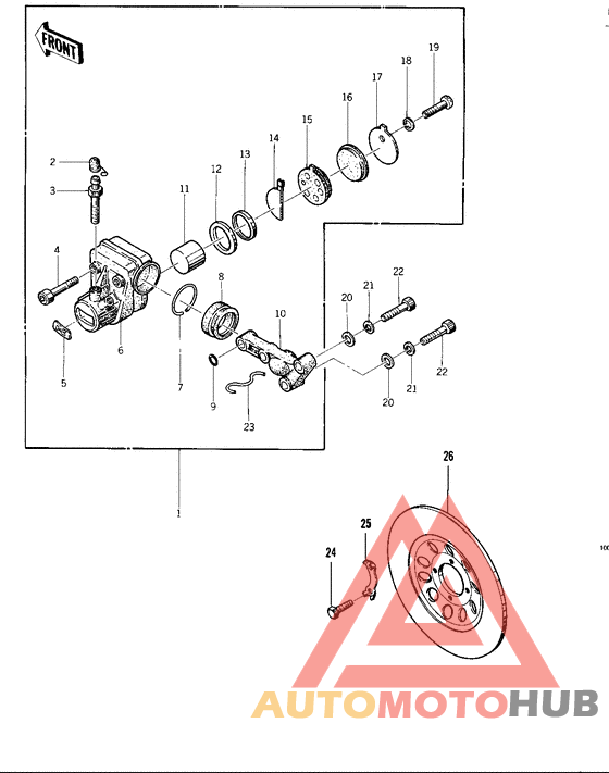 Передний суппорт