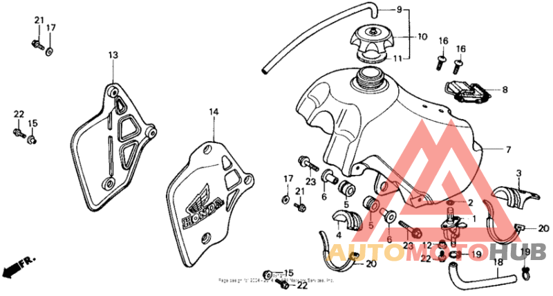 Fuel tank 84