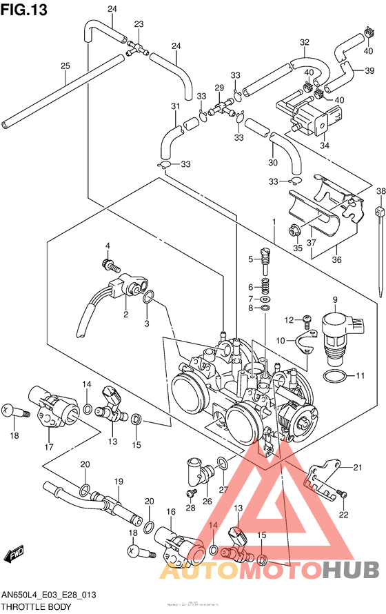 Throttle Body (An650L4 E33)
