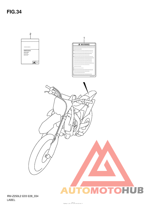 Label (Rm-Z250L2 E28)