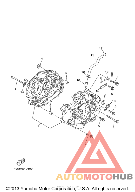 Картер двигателя