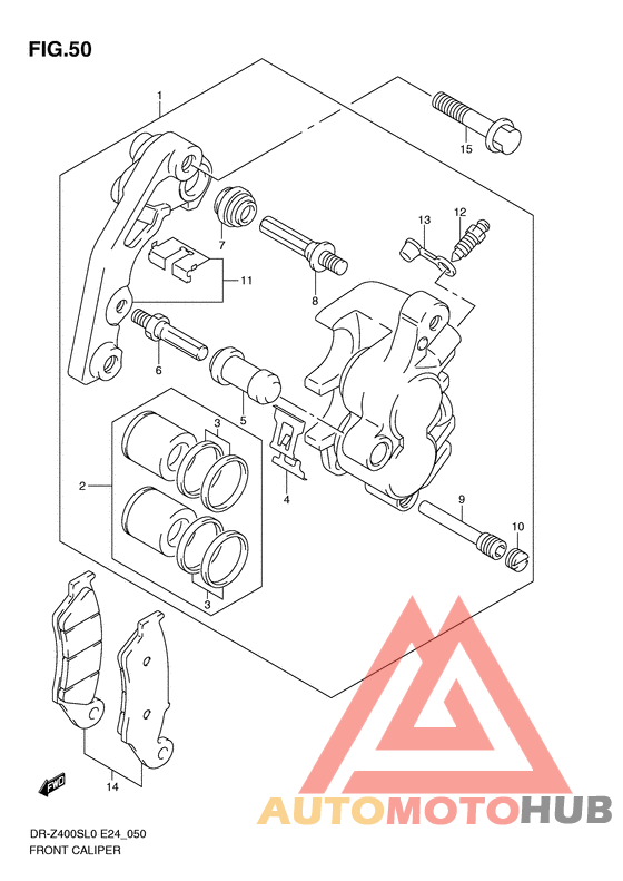 Передний суппорт