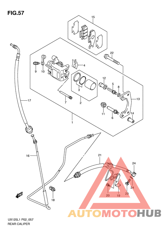 Задний суппорт