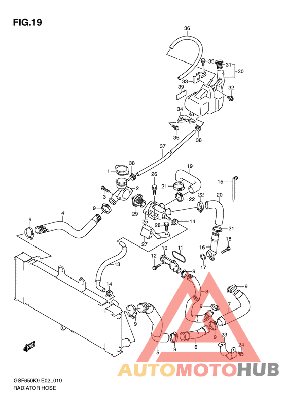 Радиатор hose