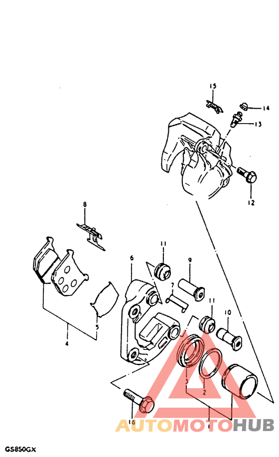 Передний суппорт тормозной