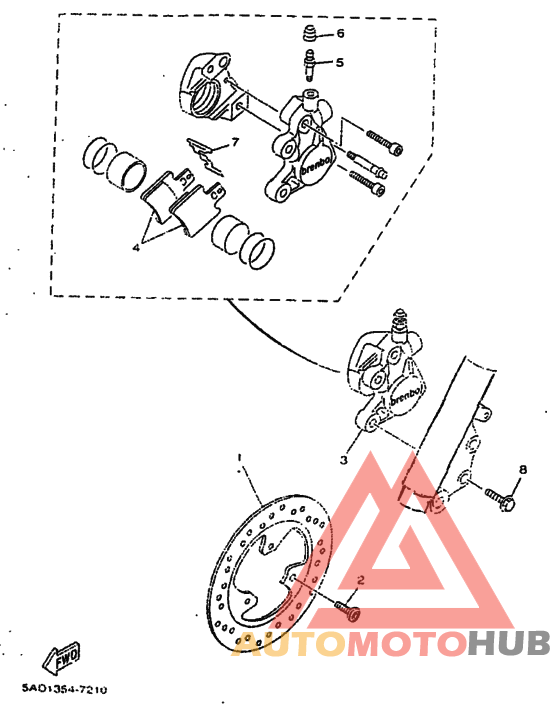 Передний суппорт