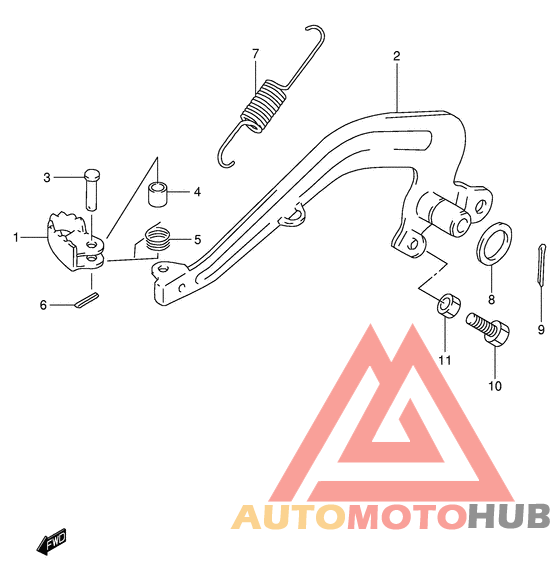 Передний суппорт