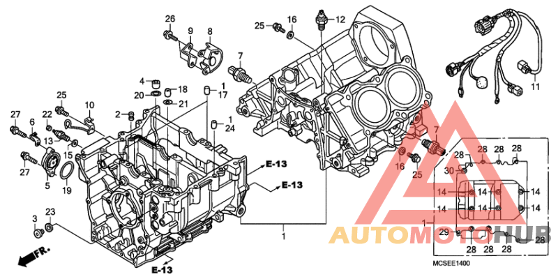 Картер двигателя