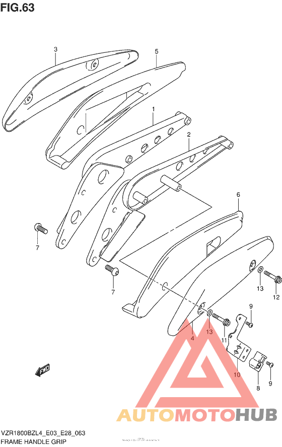 Frame Handle Grip (Vzr1800Bzl4 E03)