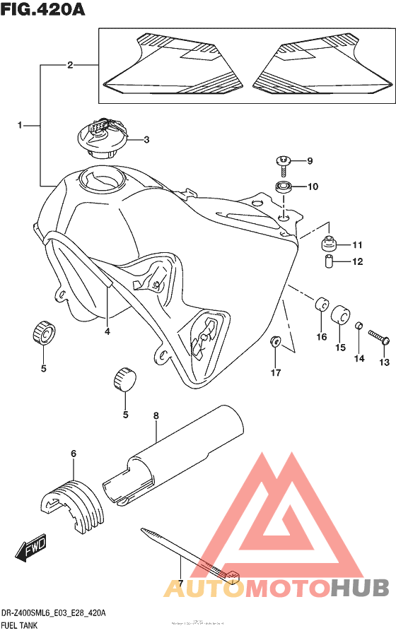 Fuel Tank (Dr-Z400Sml6 E03)