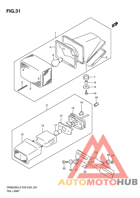Задний фонарь