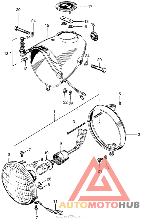 Headlight + headlight case