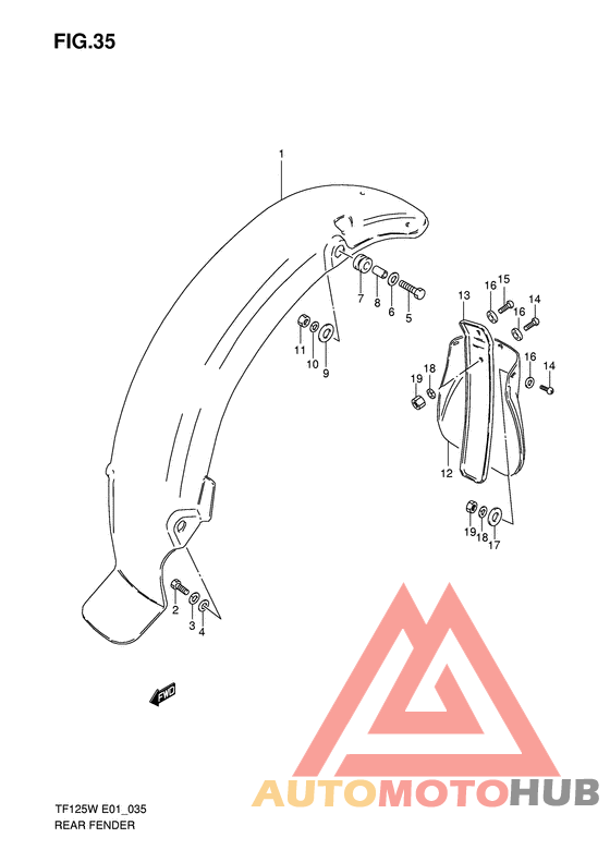 Заднее крыло