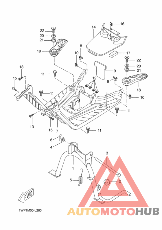 Support & repose pied