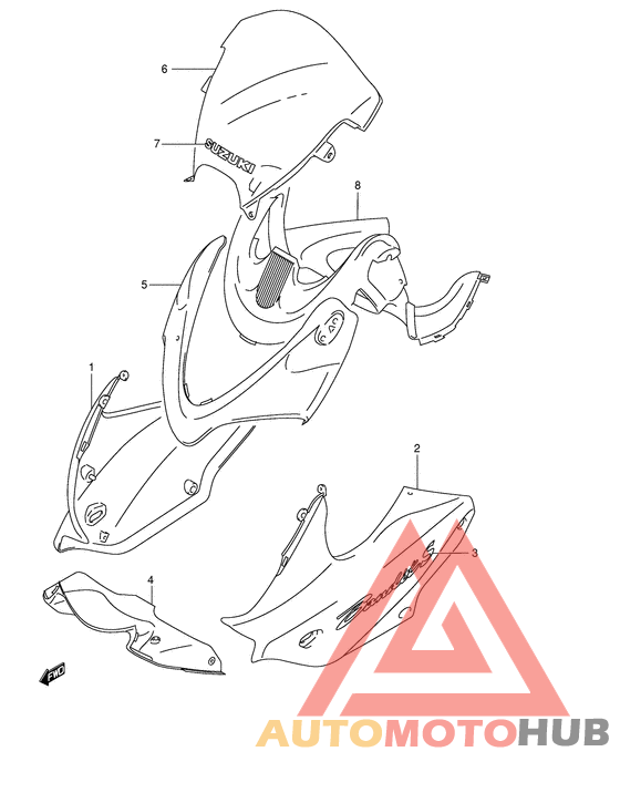 Cowling body
