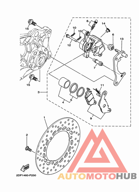 Задний суппорт