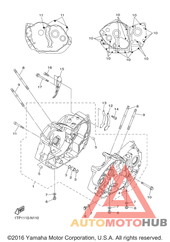 Картер двигателя