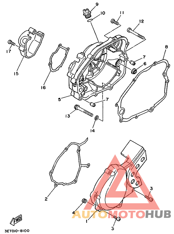 Крышка картера двигателя
