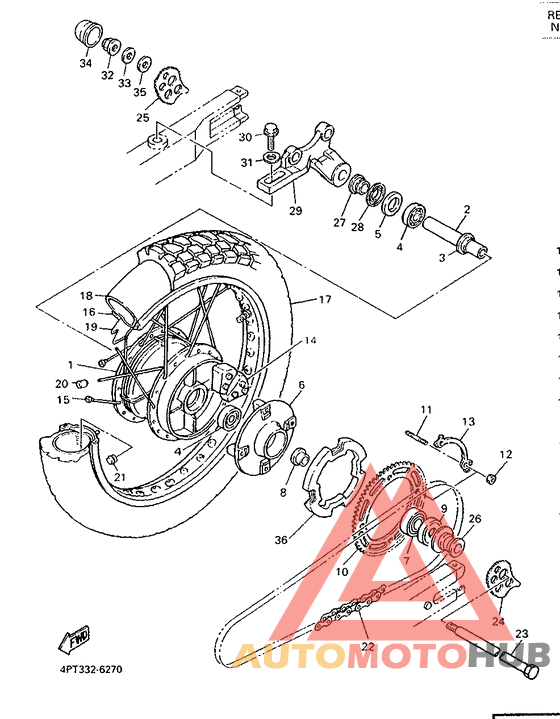 Переднее колесо