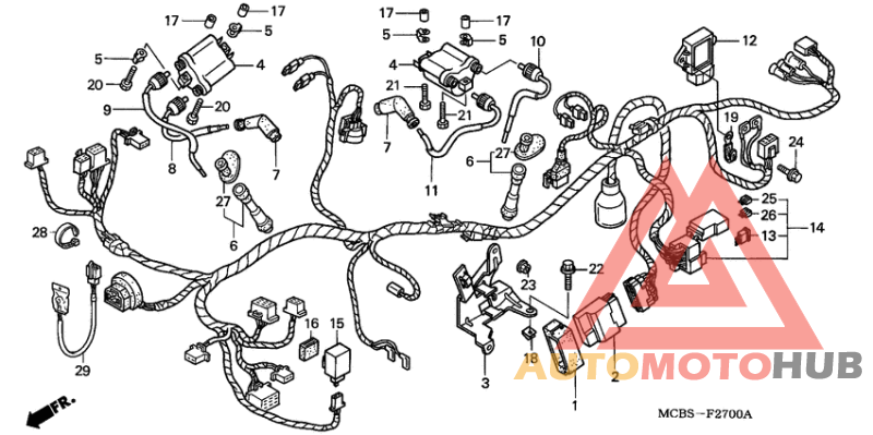 Harness wire