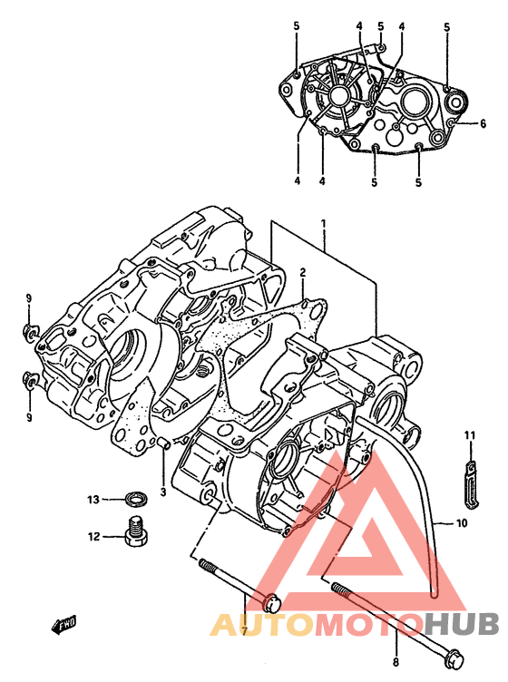 Картер двигателя
