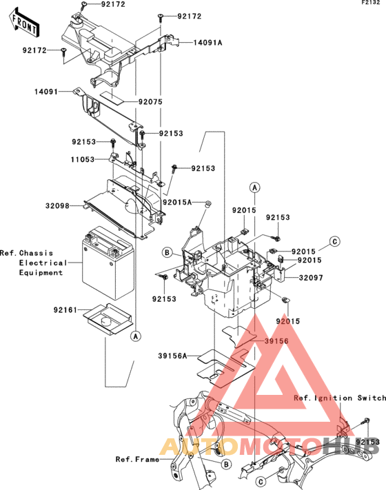 Короб для АКБ