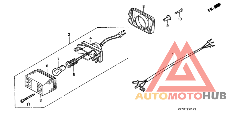 Taillight unit ass`y