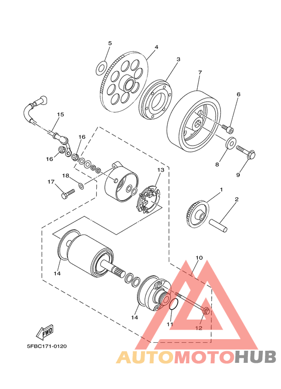 Муфта стартера