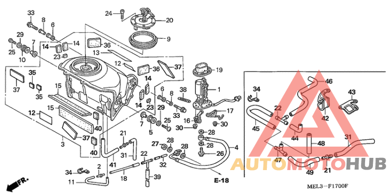 Fuel tank/fuel pump