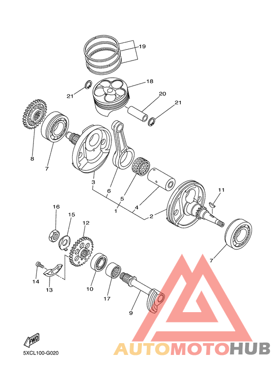 Crankshaft & piston