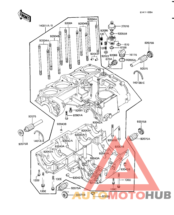 Картер двигателя