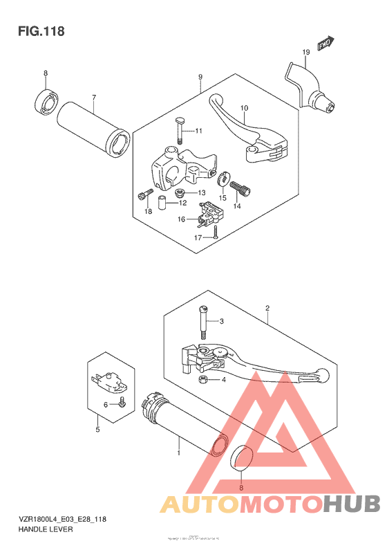 Handle Lever (Vzr1800Zl4 E33)