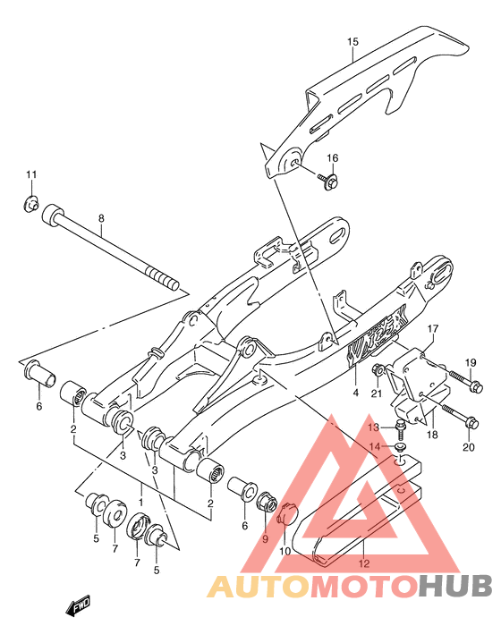 Маятник задний