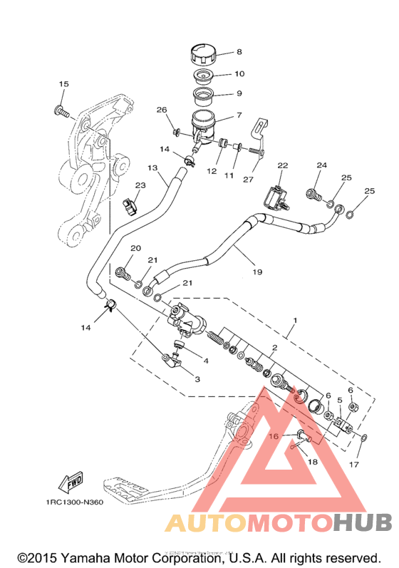 Задний торм цилиндр
