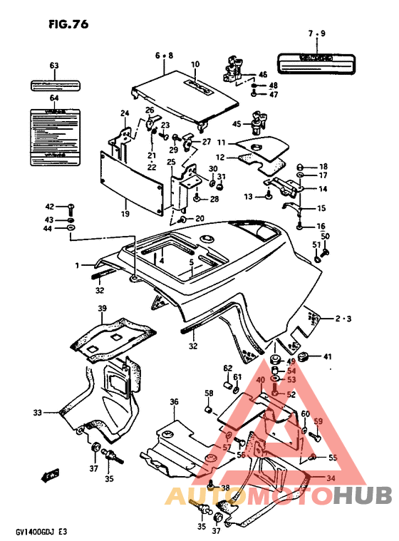 Frame upper cover model g