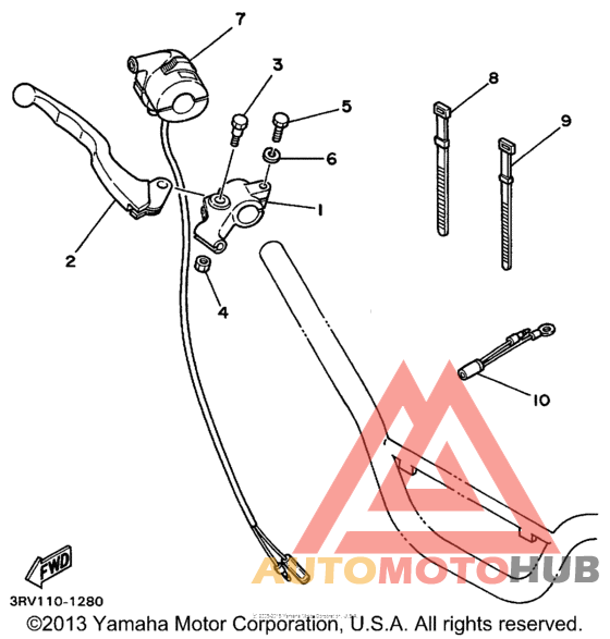 Handle switch - lever